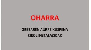 Kirol instalazioak – greba