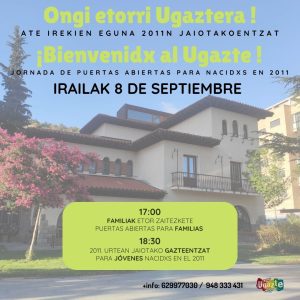 ONGI ETORRI UGAZTERA!!! ATE IREKIEN EGUNA.