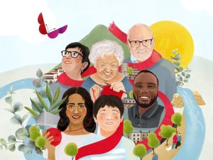 ZAINTZEN DUEN HERRI BAT ERAIKITZEN