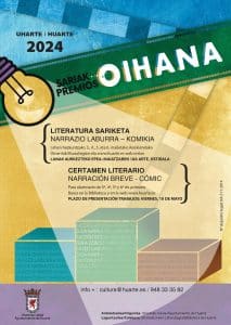 Oihana Sariak literatur lehiaketa 2024
