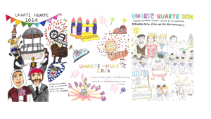 2024ko Senidetasunaren Bestetako kartel lehiaketaren irabazleak haurren modalitatean