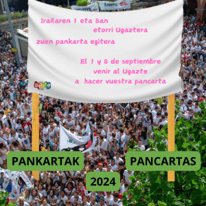 UHARTEKO BESTETAKO PANKARTA LEHIAKETA