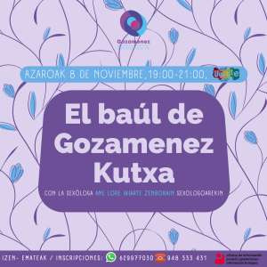 “GOZAMENEZ KUTXA” TAILERRA: