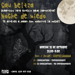 GAU-BELTZA UGAZTEAREKIN. AURTEN… NORA JOANEN GARA??