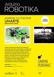 ARDUINO-ROBOTIKA IKASTAROA. SAREAN EUSKERAZ.