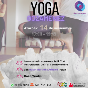 “GOZAMENEZKO YOGA” TAILERRA