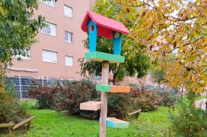 Hegaztientzako jantokiak