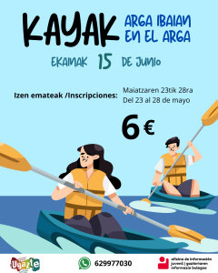 IRTEERA: KAYAK TALDEAN ARGA IBAIAN