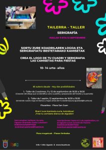 SORTU ZURE KOADRILAREN LOGOA ETA SERIGRAFIATU BESTETARAKO KAMISETAK