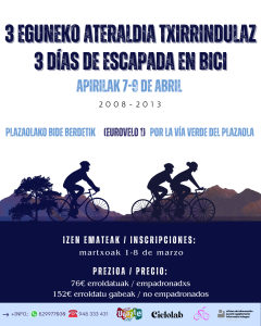 3 días de escapada en bici con el Ugazte